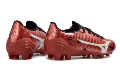 Mizuno Alpha 3 FG Firm Ground Soccer Cleats - Red/Vibrant Red/Gold