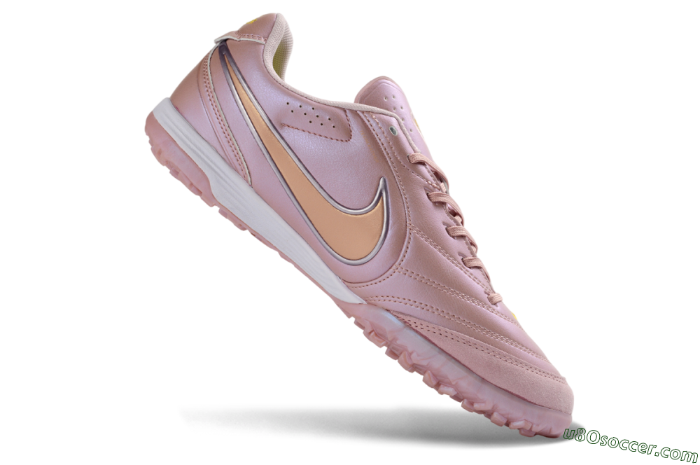 Nike Tiempo Legend 11 Elite TF Artificial Turf Soccer Shoes - Pink/Soft Rose/Golden Blush 4