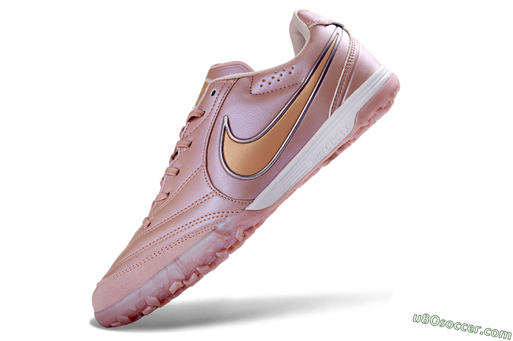 Nike Tiempo Legend 11 Elite TF Artificial Turf Soccer Shoes - Pink/Soft Rose/Golden Blush 5