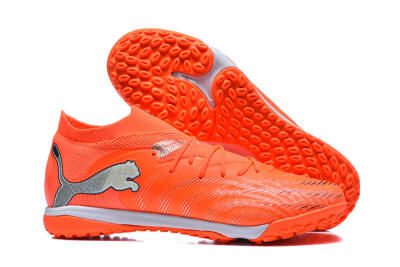 Puma Future 8 Ultimate TF Artificial Turf Soccer Shoes - Orange/Electric Orange/Shadow Grey