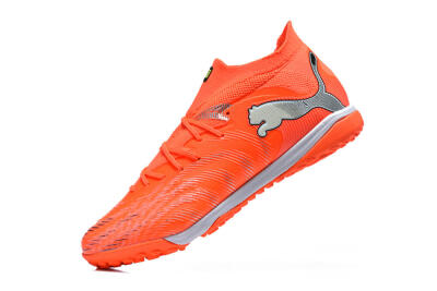 Puma Future 8 Ultimate TF Artificial Turf Soccer Shoes - Orange/Electric Orange/Shadow Grey