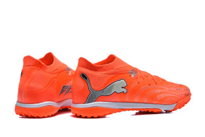 Puma Future 8 Ultimate TF Artificial Turf Soccer Shoes - Orange/Electric Orange/Shadow Grey