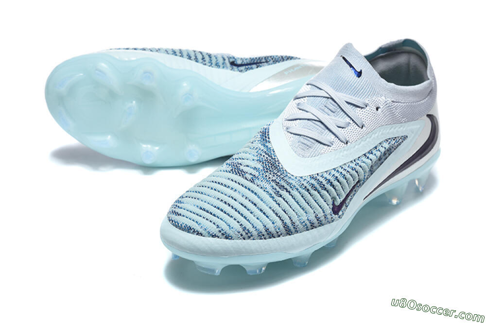Nike Phantom 6 Elite Low FG Firm Ground Soccer Cleats - Blue/Ocean Breeze/Steel Blue 3