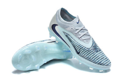 Nike Phantom 6 Elite Low FG Firm Ground Soccer Cleats - Blue/Ocean Breeze/Steel Blue