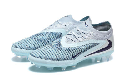 Nike Phantom 6 Elite Low FG Firm Ground Soccer Cleats - Blue/Ocean Breeze/Steel Blue