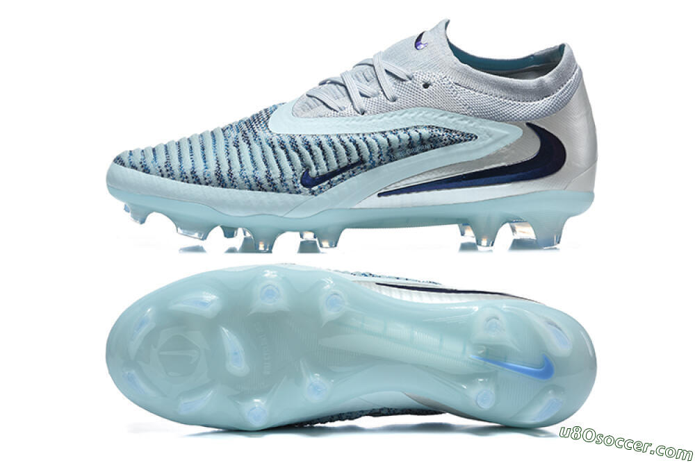 Nike Phantom 6 Elite Low FG Firm Ground Soccer Cleats - Blue/Ocean Breeze/Steel Blue 0