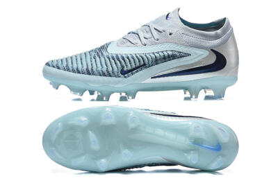 Nike Phantom 6 Elite Low FG Firm Ground Soccer Cleats - Blue/Ocean Breeze/Steel Blue