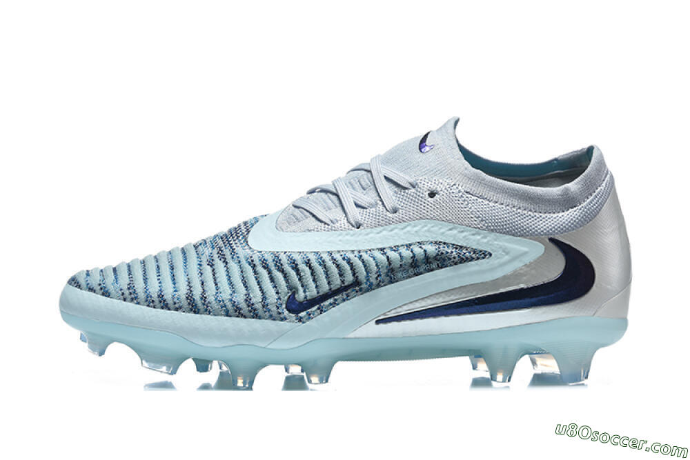 Nike Phantom 6 Elite Low FG Firm Ground Soccer Cleats - Blue/Ocean Breeze/Steel Blue 2