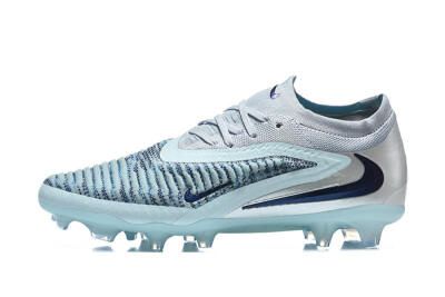 Nike Phantom 6 Elite Low FG Firm Ground Soccer Cleats - Blue/Ocean Breeze/Steel Blue