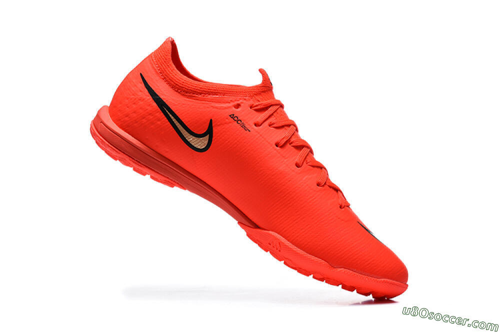 Nike Air Zoom Mercurial Varpor 17 Elite TF Artificial Turf Soccer Shoes - Red/Bright Red/Gold Accent 7