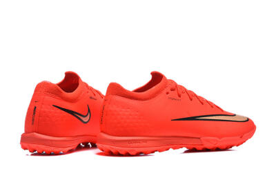 Nike Air Zoom Mercurial Varpor 17 Elite TF Artificial Turf Soccer Shoes - Red/Bright Red/Gold Accent