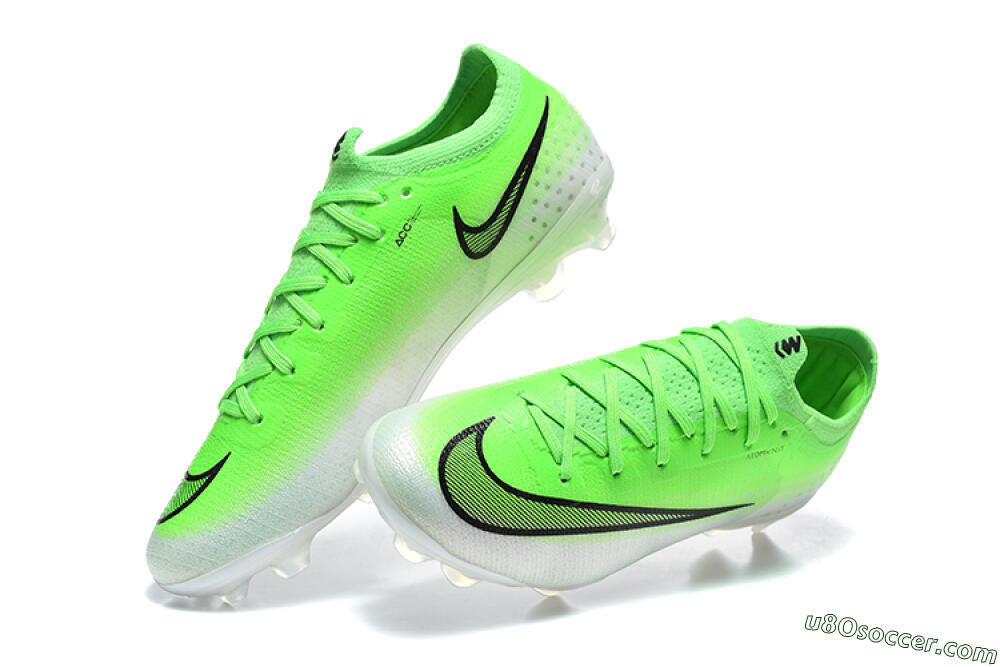 Nike Air Zoom Mercurial Varpor 17 Elite FG Firm Ground Soccer Cleats - Green/Neon Green/White 6