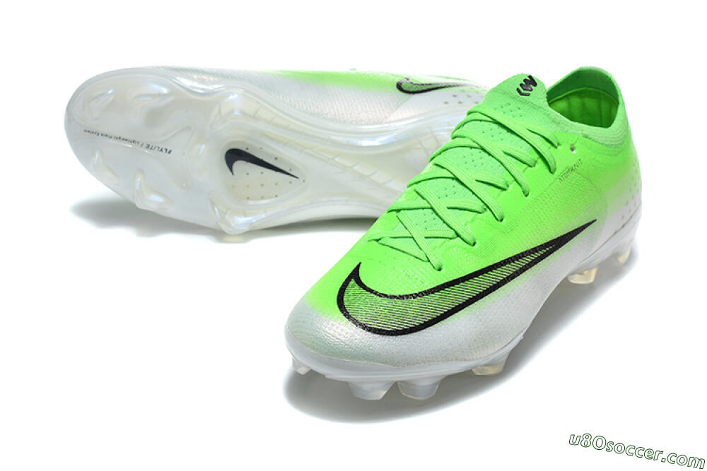 Nike Air Zoom Mercurial Varpor 17 Elite FG Firm Ground Soccer Cleats - Green/Neon Green/White 3
