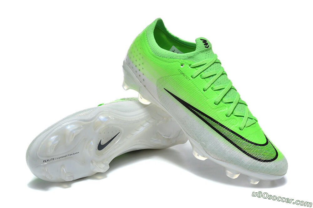 Nike Air Zoom Mercurial Varpor 17 Elite FG Firm Ground Soccer Cleats - Green/Neon Green/White 4