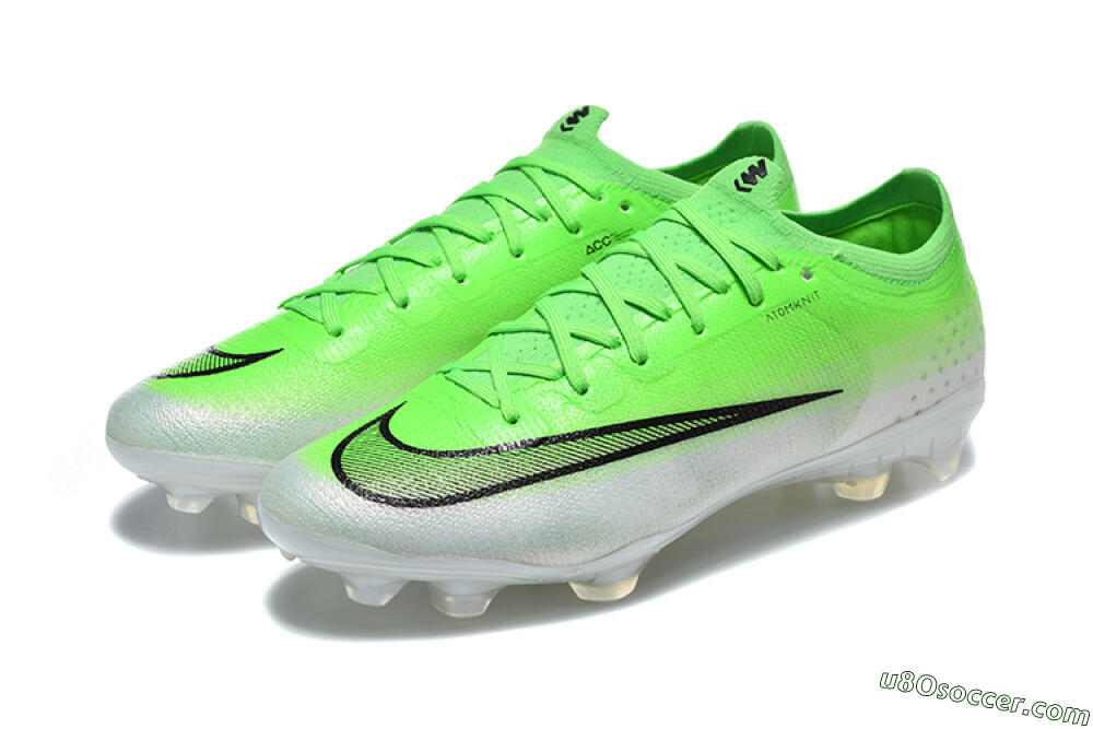 Nike Air Zoom Mercurial Varpor 17 Elite FG Firm Ground Soccer Cleats - Green/Neon Green/White 5