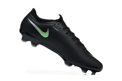 Nike Air Zoom Mercurial Varpor 17 Elite FG Firm Ground Soccer Cleats - Black/Electric Green/Metallic Silver