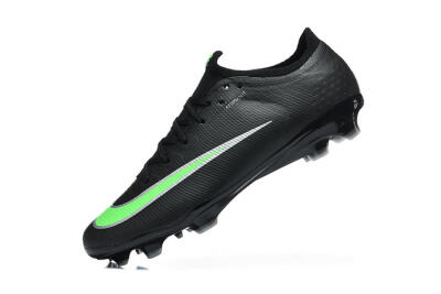Nike Air Zoom Mercurial Varpor 17 Elite FG Firm Ground Soccer Cleats - Black/Electric Green/Metallic Silver