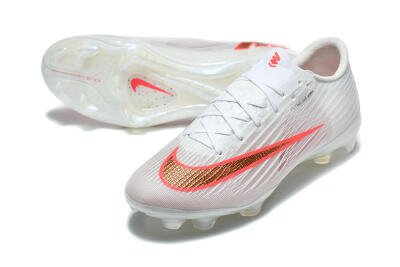 Nike Air Zoom Mercurial Superfly 11 FG Firm Ground Soccer Cleats - White/Bright Red/Light Gray
