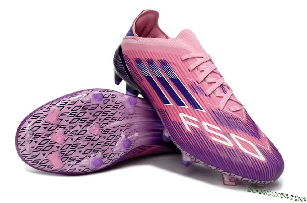 Adidas F50 Elite FG Firm Ground Soccer Cleats - Pink/Lavender Bliss/Deep Violet 4