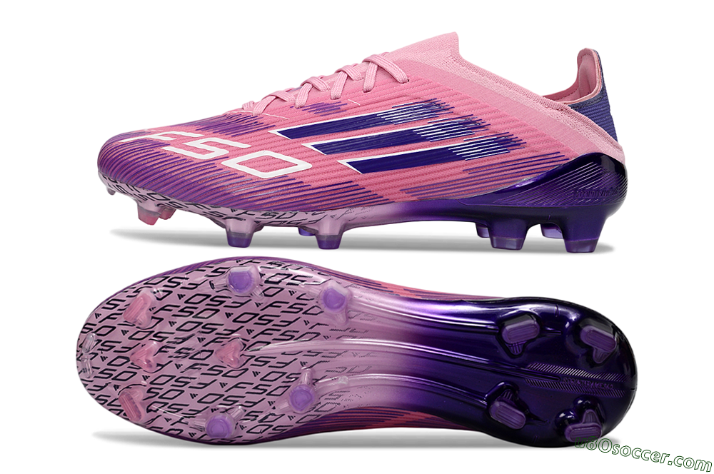 Adidas F50 Elite FG Firm Ground Soccer Cleats - Pink/Lavender Bliss/Deep Violet 0