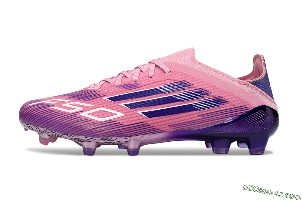 Adidas F50 Elite FG Firm Ground Soccer Cleats - Pink/Lavender Bliss/Deep Violet 2