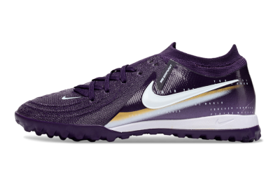 Nike Phantom GX 2 Elite TF Artificial Turf Soccer Shoes - Purple/Deep Violet/Metallic Gold