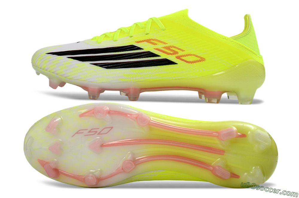 Adidas F50 Elite FG Firm Ground Soccer Cleats - Yellow/Neon Green/Black 0