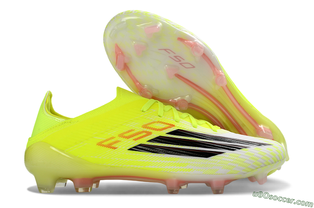 Adidas F50 Elite FG Firm Ground Soccer Cleats - Yellow/Neon Green/Black 1