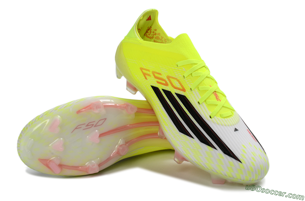 Adidas F50 Elite FG Firm Ground Soccer Cleats - Yellow/Neon Green/Black 4