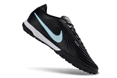 Nike Tiempo Legend 11 Elite TF Artificial Turf Soccer Shoes - Black/Ice Blue/White