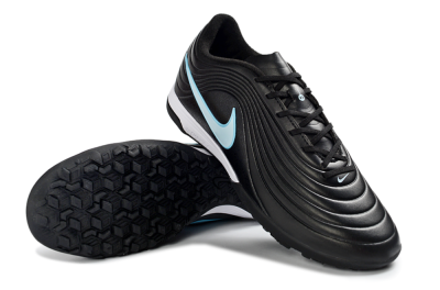 Nike Tiempo Legend 11 Elite TF Artificial Turf Soccer Shoes - Black/Ice Blue/White