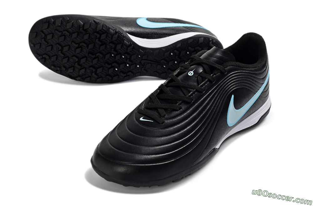 Nike Tiempo Legend 11 Elite TF Artificial Turf Soccer Shoes - Black/Ice Blue/White 3