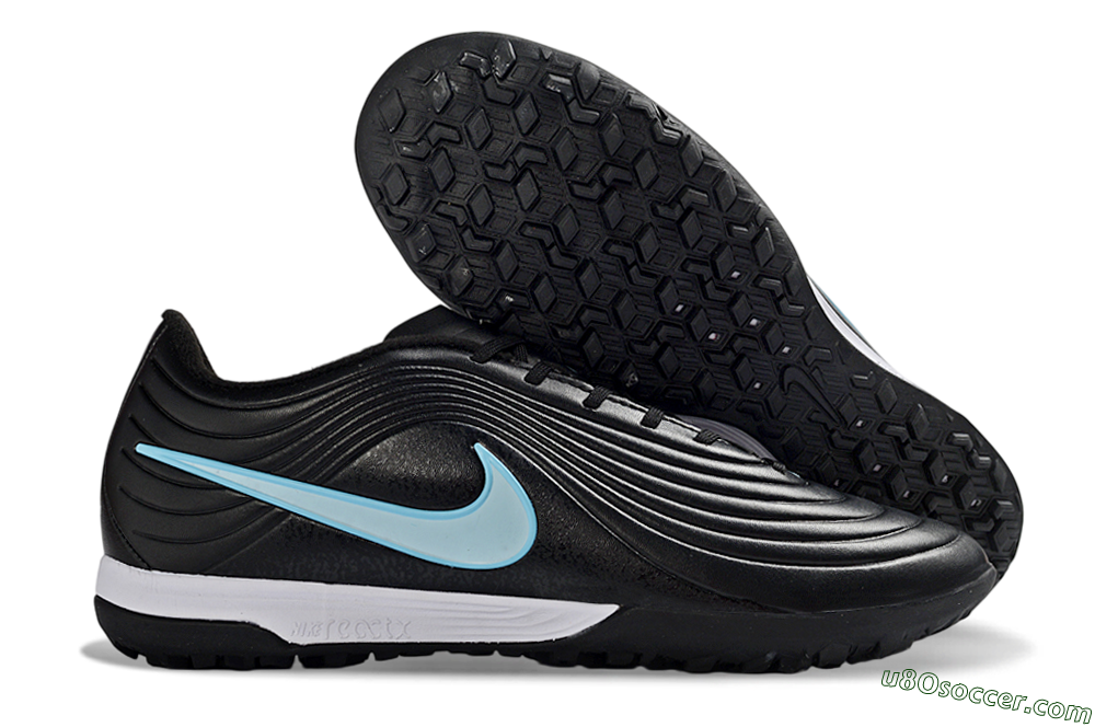 Nike Tiempo Legend 11 Elite TF Artificial Turf Soccer Shoes - Black/Ice Blue/White 1