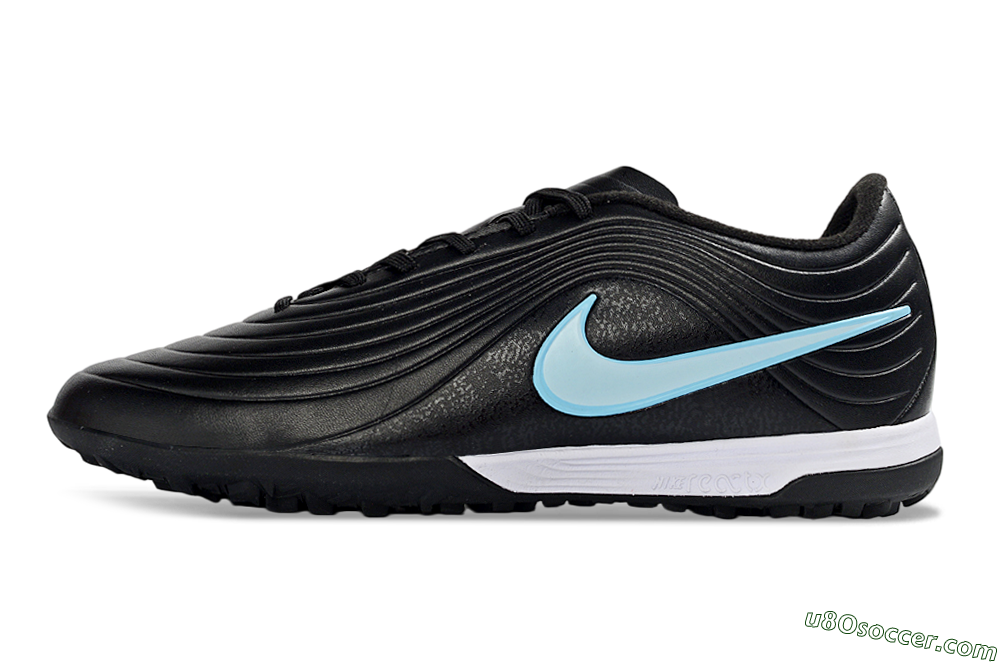 Nike Tiempo Legend 11 Elite TF Artificial Turf Soccer Shoes - Black/Ice Blue/White 2