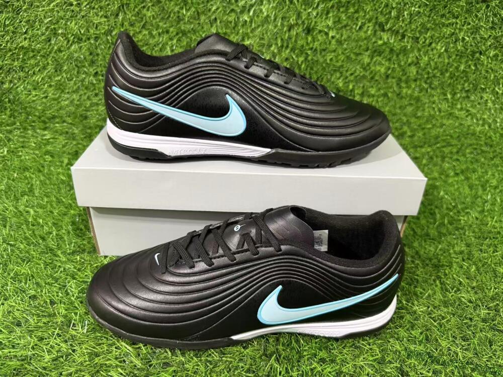 Nike Tiempo Legend 11 Elite TF Artificial Turf Soccer Shoes - Black/Ice Blue/White