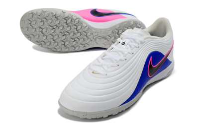 Nike Tiempo Legend 11 Elite TF Artificial Turf Soccer Shoes - White/Electric Blue/Fuchsia Pink