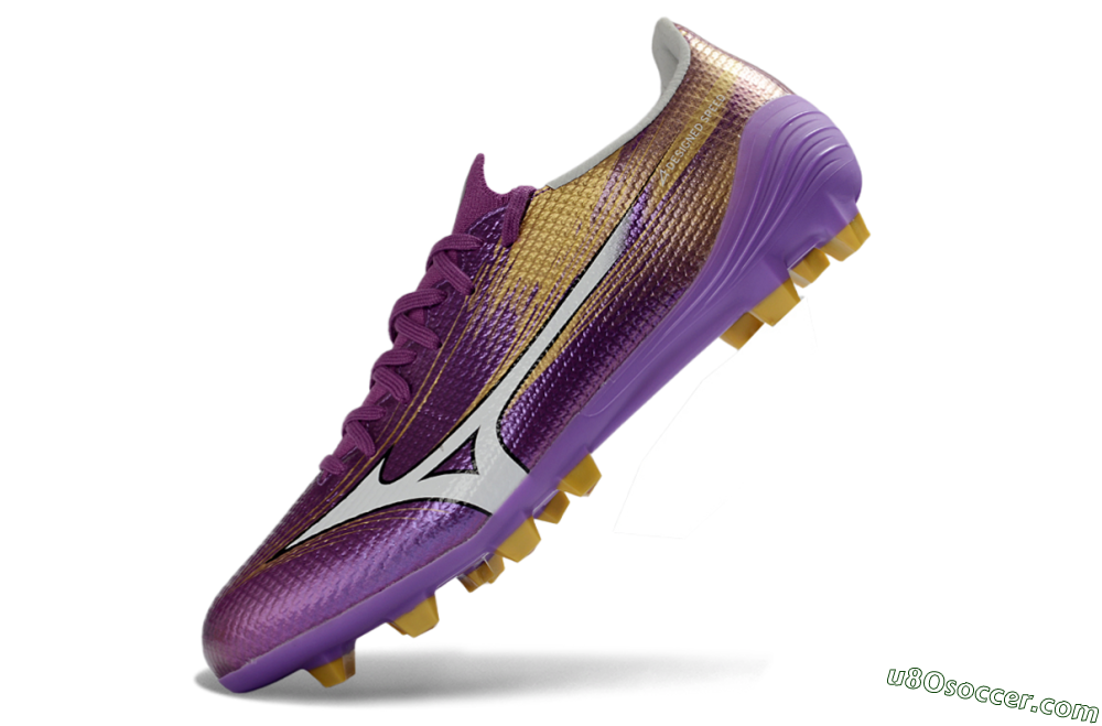 Mizuno Alpha 3 FG Firm Ground Soccer Cleats - Purple/Golden Lavender/Yellow Blaze 5