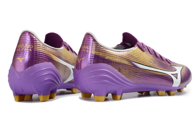Mizuno Alpha 3 FG Firm Ground Soccer Cleats - Purple/Golden Lavender/Yellow Blaze