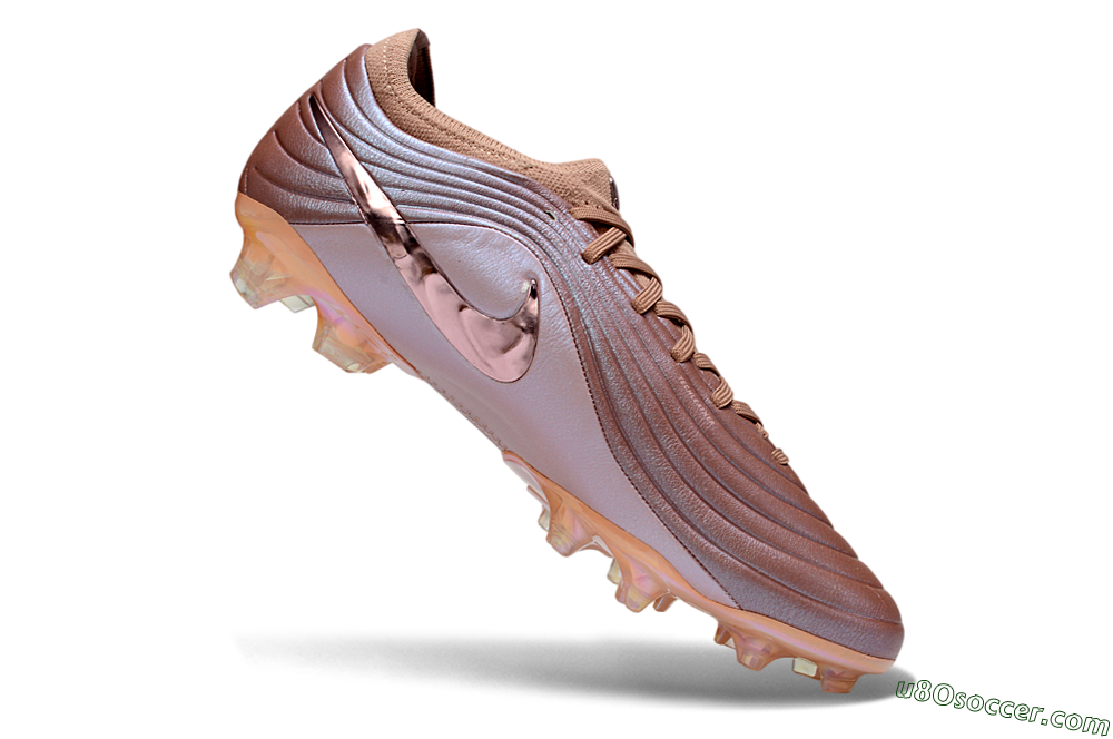 Nike Tiempo Legend 11 Elite FG Firm Ground Soccer Cleats - Brown/Rose Gold/Pastel Pink 4