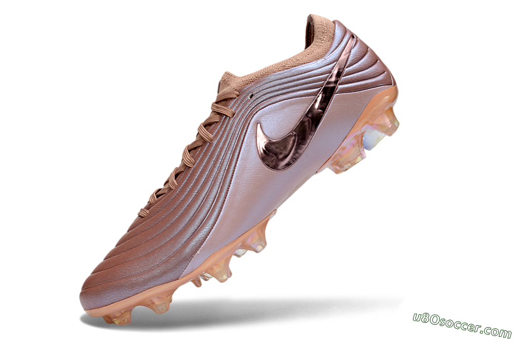 Nike Tiempo Legend 11 Elite FG Firm Ground Soccer Cleats - Brown/Rose Gold/Pastel Pink 5