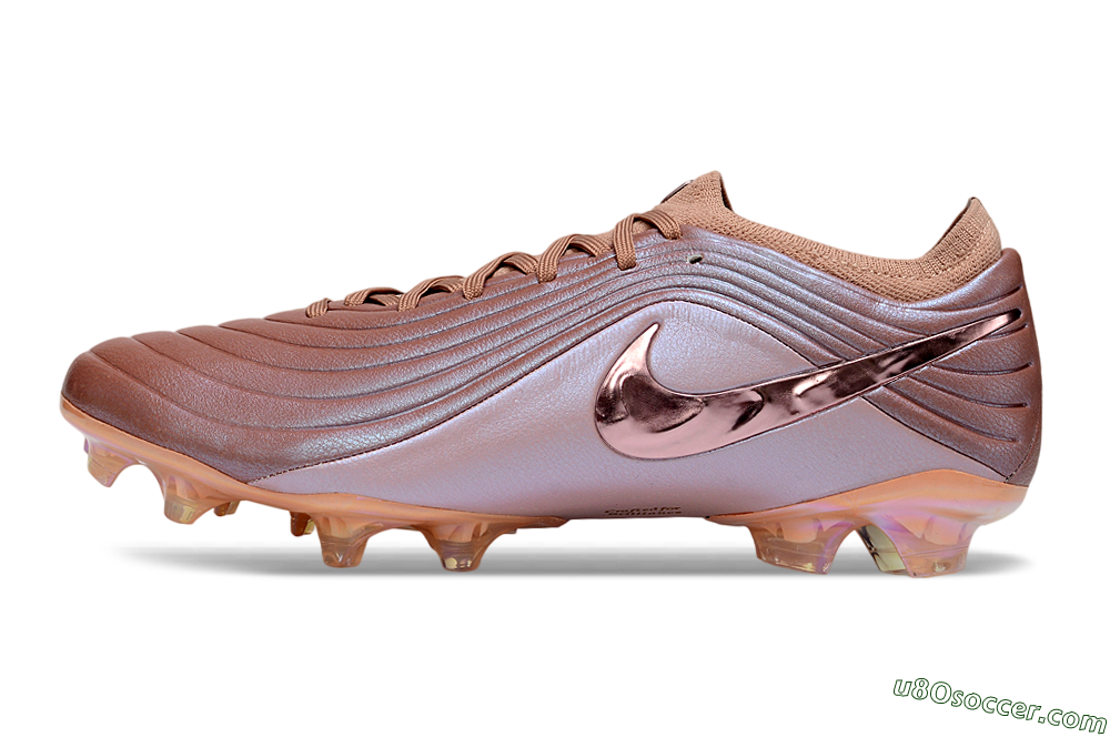 Nike Tiempo Legend 11 Elite FG Firm Ground Soccer Cleats - Brown/Rose Gold/Pastel Pink 2