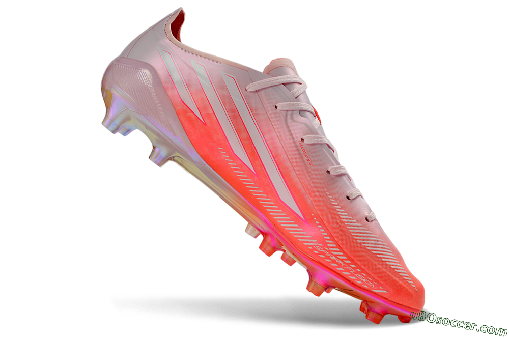 Adidas F50 Hyperfast 2026 World Cup FG Firm Ground Soccer Cleats - Pink/Coral Burst/Light Rose 4