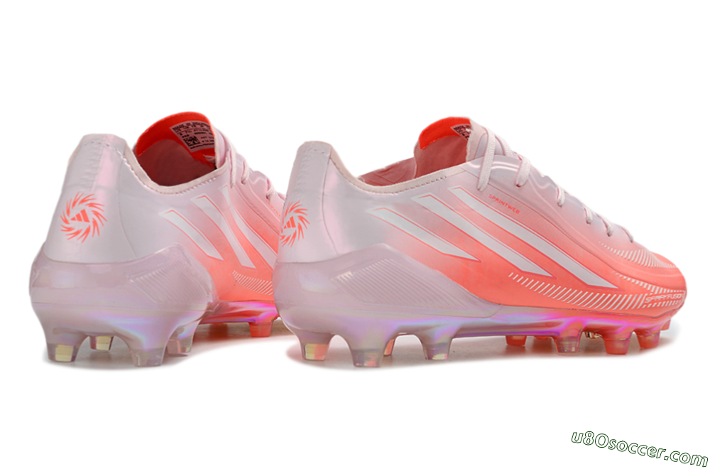 Adidas F50 Hyperfast 2026 World Cup FG Firm Ground Soccer Cleats - Pink/Coral Burst/Light Rose 6