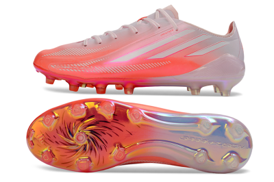 Adidas F50 Hyperfast 2026 World Cup FG Firm Ground Soccer Cleats - Pink/Coral Burst/Light Rose