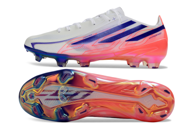 Adidas F50 Hyperfast 2026 World Cup FG Firm Ground Soccer Cleats - White/Electric Pink/Deep Purple