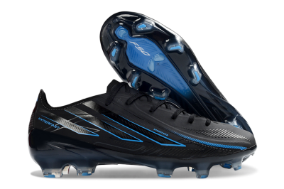 Adidas F50 Hyperfast 2026 World Cup FG Firm Ground Soccer Cleats - Black/Electric Blue/Graphite Grey
