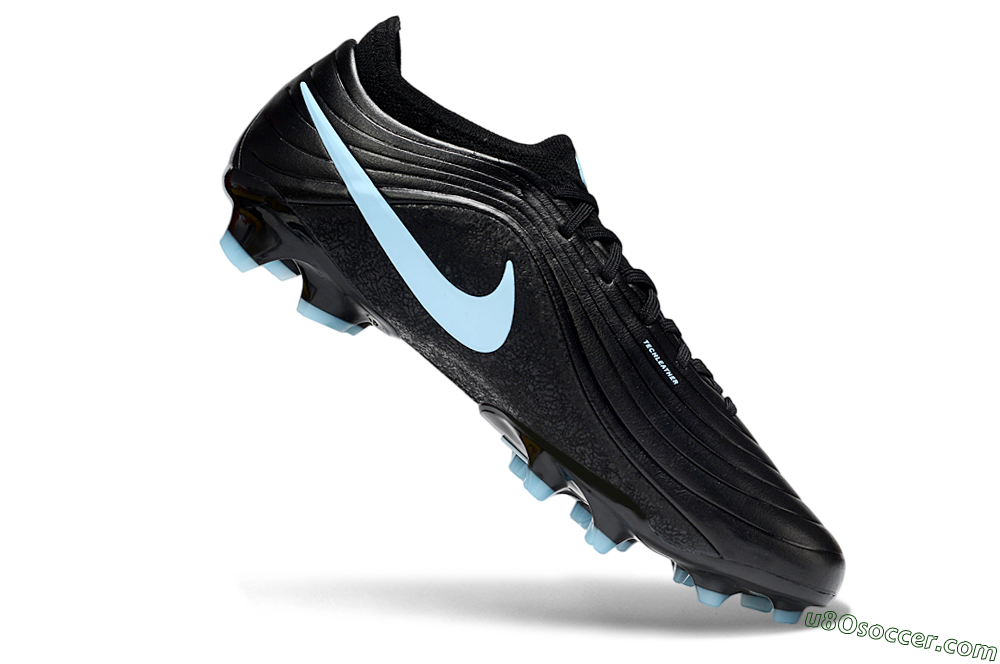Nike Tiempo Legend 11 Elite FG Firm Ground Soccer Cleats - Black/Sky Blue/Graphite 4