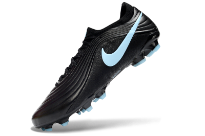Nike Tiempo Legend 11 Elite FG Firm Ground Soccer Cleats - Black/Sky Blue/Graphite