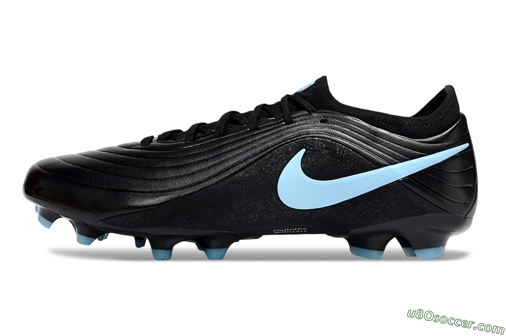 Nike Tiempo Legend 11 Elite FG Firm Ground Soccer Cleats - Black/Sky Blue/Graphite 2