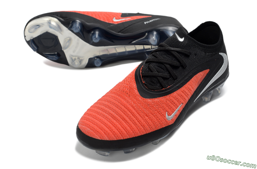 Nike Phantom 6 Elite Low FG Firm Ground Soccer Cleats - Orange/Electric Orange/Jet Black 3